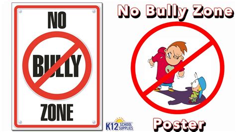 Say no to bullying now! Anti Bullying Posters - Stop Bullying - Classroom Decor ...