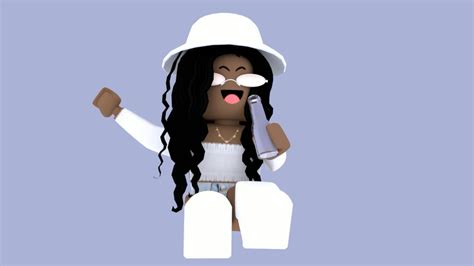 Pin By Soul On Roblox Gfx Intros Video Black Girl Cartoon Roblox Black