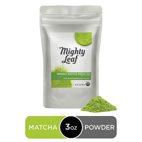 Mighty Leaf Organic Matcha Green Tea Powder 3 Ounce Pouch Green Tea