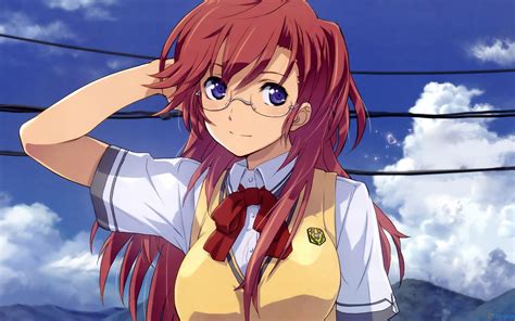 Pink haired anime characters are not just restrained to females as there is more to it. Anime Girl With Pink Hair And Glasses