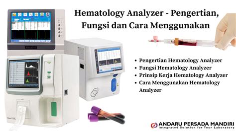 Hematology Analyzer Pengertian Fungsi Dan Cara Menggunakan