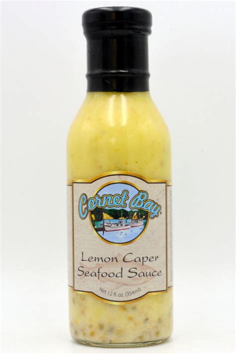 Lemon Caper Seafood Sauce Cornet Bay Foods