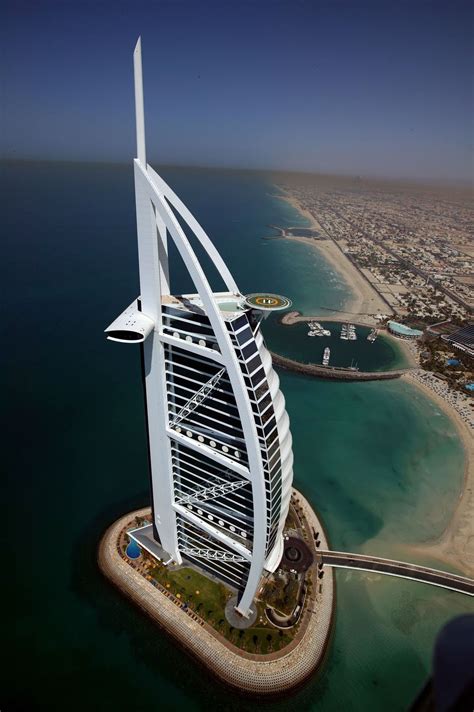 Desde Lo Más Alto Del Hotel Burj Al Arab En Dubai Cosas únicas
