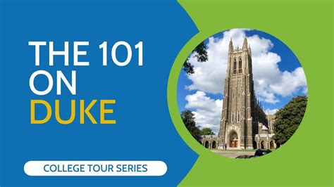 the 101 of duke college tour series youtube