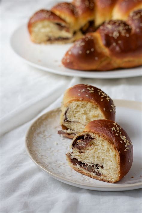 Spiced Pear And Chocolate Challah Bread