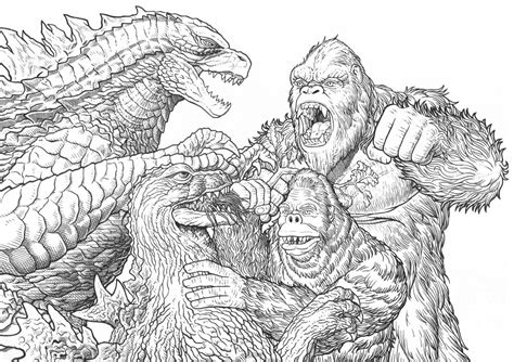 Desenhos Para Pintar E Colorir King Kong Imprimir Des - vrogue.co