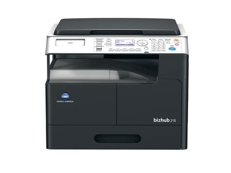 For details on installation procedures, refer to the user's guide print operations. Konica Minolta Bizhub 215