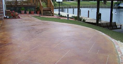 Review our comprehensive section on a dark walnut acid stain creates the illusion of shadows underneath the vines and leaves. Give a new touch to house by adoring stained concrete ...
