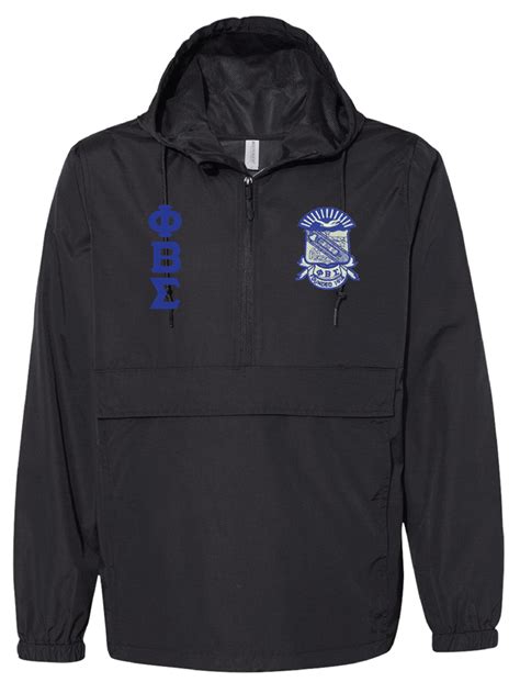 Sigma Anorak Pullover Hooded Jacket Phi Beta Sigma Phi Beta Sigma