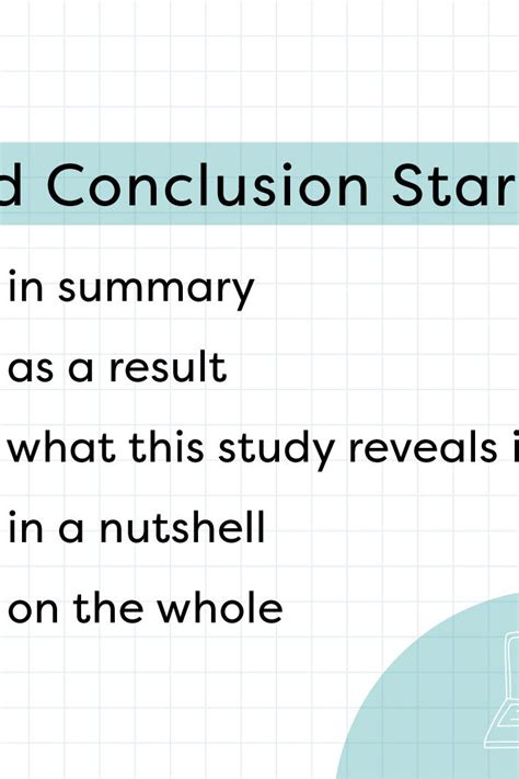 🌷 Good Ways To Start A Conclusion Paragraph How To Start A Conclusion