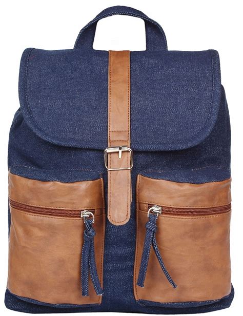 Blue Solid Denim Backpack Size Lxbxh 25x12x36cm Rs 650 Piece Id