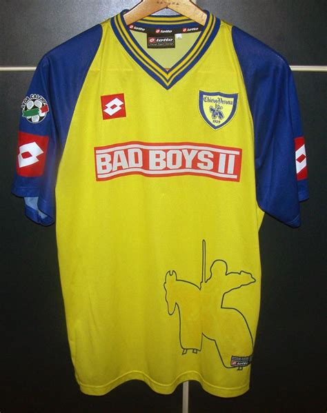Maglie calcio/club italia/altro maglie italia. Chievo Home football shirt 2003 - 2004. Sponsored by Bad ...