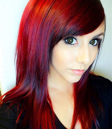Teinture Rouge Cheveux Coloration Semi Permanente Rouge Brilnt