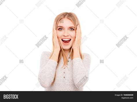 Portrait Happy Shocked Image And Photo Free Trial Bigstock