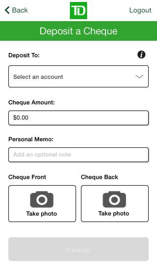 1 subject to eligibility requirements and applicable fees. TD Canada Launches Photo Cheque Deposits via iPhone, iPad Camera | iPhone in Canada Blog