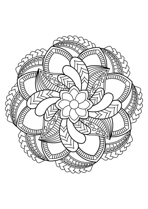 Dibujo Para Colorear Mandala 1502l Dibujos Para Imprimir Gratis Img