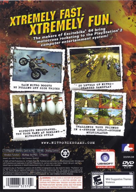 Nitrobike Boxarts For Sony Playstation 2 The Video Games Museum