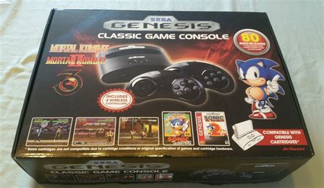 Atgames Sega Genesis Classic Game Console W 80 Built In Games New