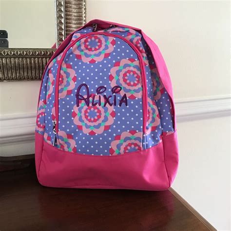 Monogrammed Backpack For Toddlers And Kids Personalized Etsy
