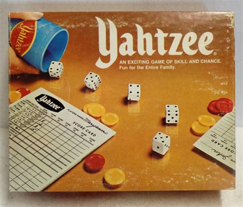 Lot Vintage Milton Bradley No 950 Yahtzee Game Includes Shaker Cup
