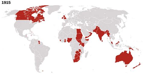 Map The Rise And Fall Of The British Empire The Washington Post