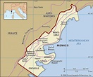 Monaco geographical facts. Map of Monaco with cities - World atlas