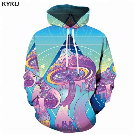 Buy Kyku Mushroom Hoodie Men 3d Colorful Hooded