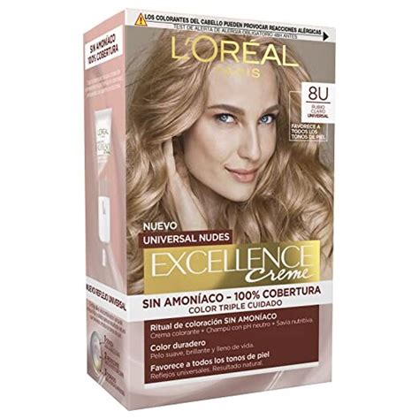 L ORÉAL PARIS Excellence Creme Universal Nudes Tinte 8U Light Blonde