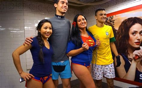 Commuters Around The World Strip For The Annual No Pants Subway Ride