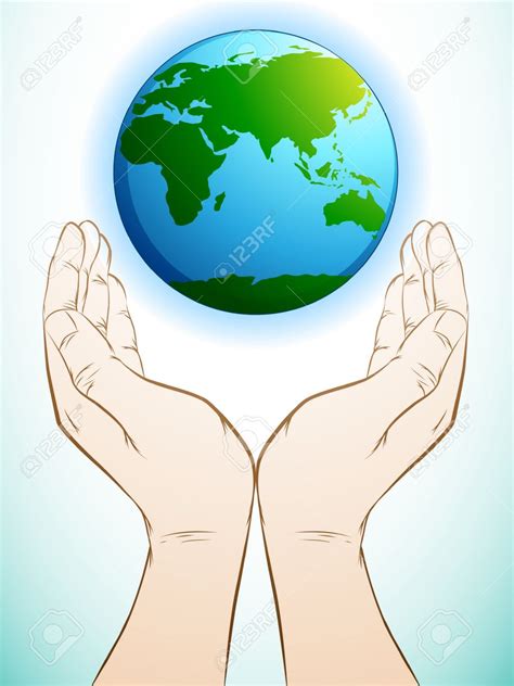 Hand Holding Earth Drawing At Getdrawings Free Download