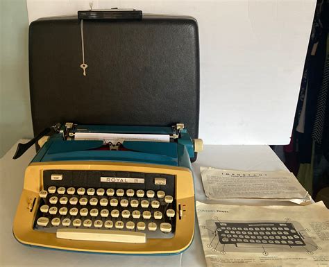 Royal Precision Portable Typewriter