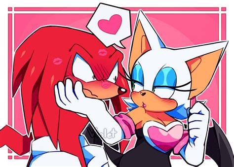 Sonic X Rouge And Knuckles Margaret Wiegel