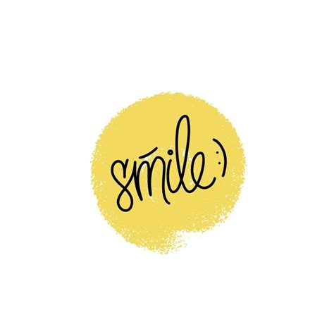 Premium Vector Smile Vector Quote Lettering Typography Poster Banner