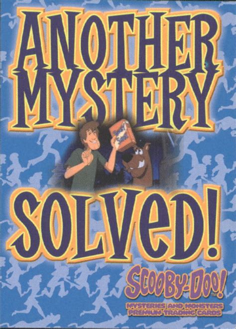 2003 Scooby Doo Mysteries And Monsters 69 Another Mystery Solved Ebay