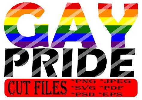 Gay Pride Silhouette Svg