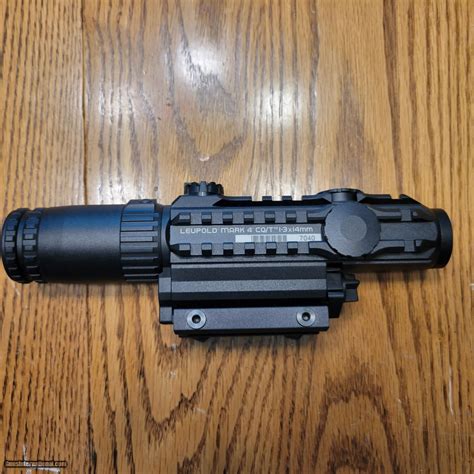 Leupold Mark 4 Cqt 1 3x14mm Tactical Scope Mint Free Shipping For Sale