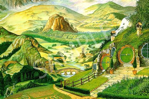 Best Print Store Lord Of The Rings Hobbit The Shire Poster 11x17