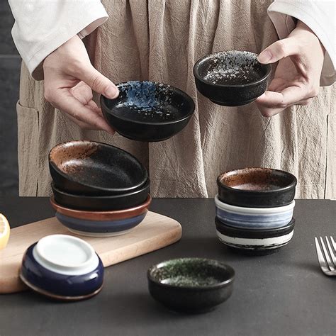 Jual JAFA BLACK Series Japanese Ceramic Small Seasoning Saucer Dish