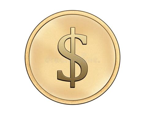 Coin With Dollar Symbol Stock Illustration Image Of Finance 6404962