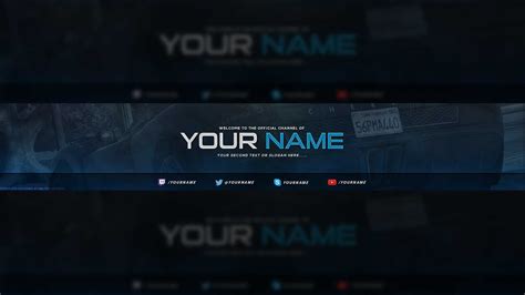 Gaming Youtube Banner Template Tristan Nelson Pertaining To Youtube