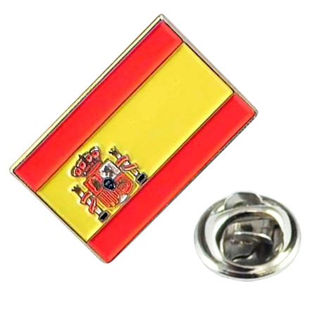 Spain Flag Lapel Pin Badge From Ties Planet Uk