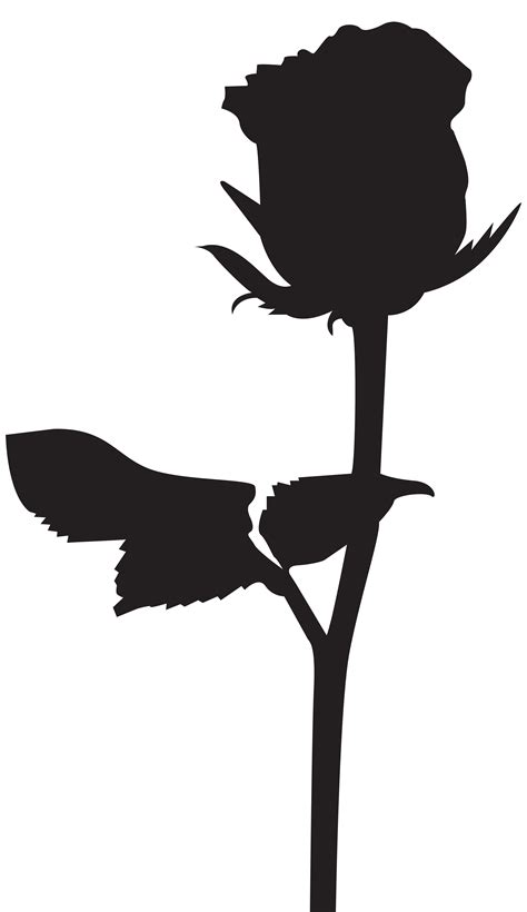 Rose Silhouette Png 10 Free Cliparts Download Images On Clipground 2023