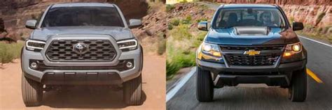 2020 Toyota Tacoma Vs 2020 Chevrolet Colorado Which Is Better