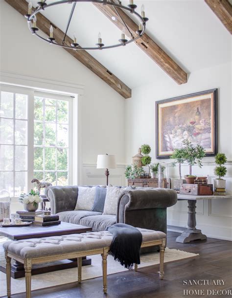 Ideas For Styling A Rustic Elegant Living Room Sanctuary Home Decor