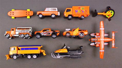 Learning Orange Street Vehicles For Kids Cars And Trucks By Hot