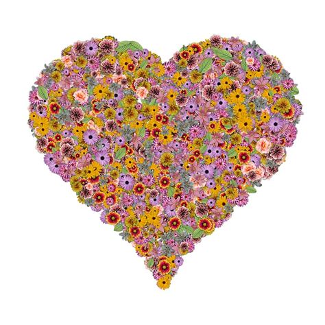 Heart Flowers Love Free Image On Pixabay