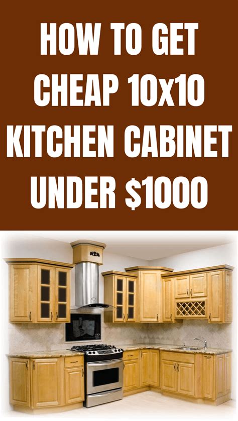 There are a few big furniture mall to see more and then decide. What is a 10×10 Kitchen Cabinets? And How Get Cost Under ...