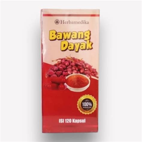 Jual KAPSUL BAWANG DAYAK ISI 120 Kapsul Shopee Indonesia