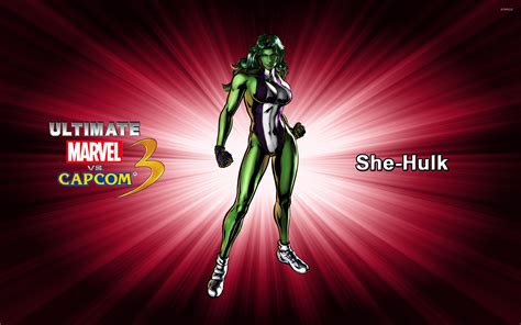 She Hulk Ultimate Marvel Vs Capcom 3 Wallpaper Game Wallpapers