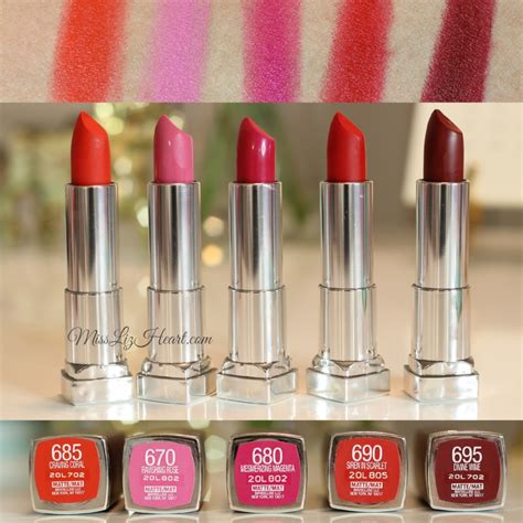 New Maybelline Color Sensational Creamy Matte Lipstick Swatches And Video
